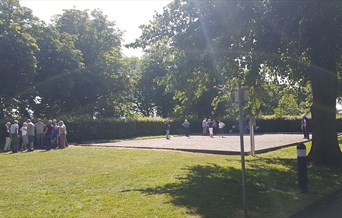 Bowls/Pétanque match at Promenade Park Maldon