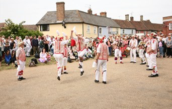 Picture of Morris men dancing