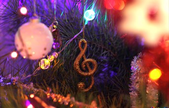 Christmas decorations on a tree
