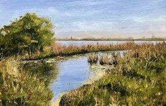 Norfolk Riverbank by Eleanor Allison