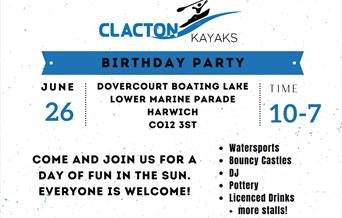 Clacton Kayaks Birthday party