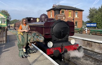 Dinosaurs at the Railway