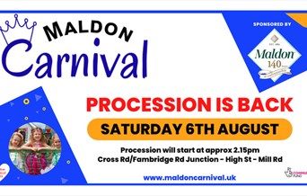 Maldon Carnival with Maldon Salt logo