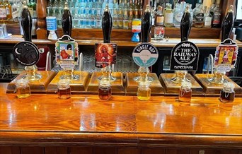 The Railway Arms bar