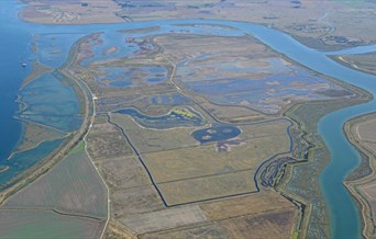 Aerial view of Wallasea Island