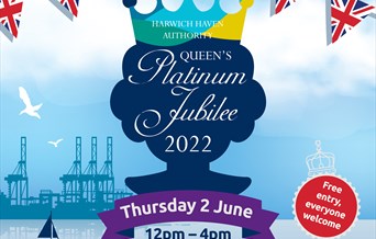 Queen's Platinum Jubilee celebrations on Ha'penny Pier, Harwich