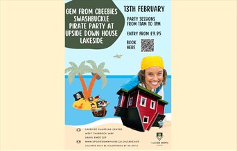 Gemma from CBEEBIES Swashbuckle to host Pirate Parties at Upside Down House