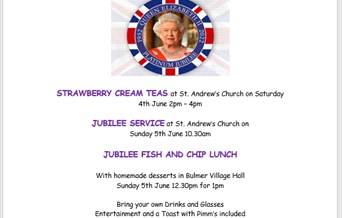 The Queens Platinum Jubilee Celebrations in Bulmer