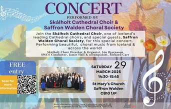 Concert - Skálholt Cathedral Choir & Saffron Walden Choral Society