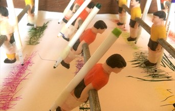The Table Football Drawing Machine
