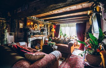 The Watchtower | Living & dining room Welsh tower taken over by Victorians