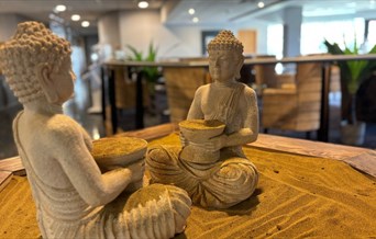 A peaceful area to relax at The Spa at Five Lakes