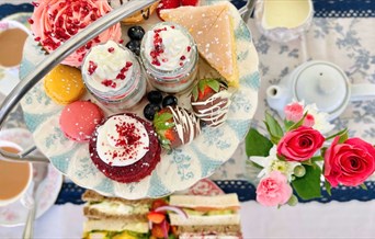 Valentines Afternoon Tea In The Tiptree Marquee