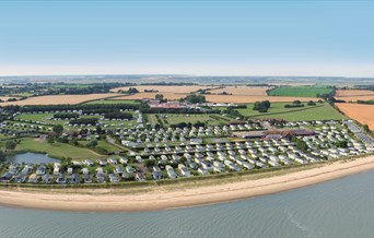 Waldegraves Arial Photo, Mersea Island, Essex