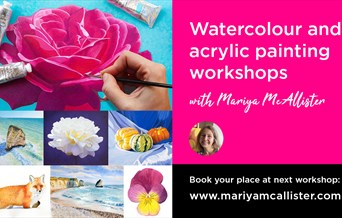 Watercolour and Acrylic Workshops with Mariya McAllister
