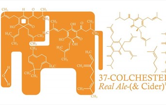 Poster for the 37th Colchester Real Ale and Cider Festival.