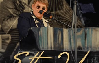 Dinner with Elton john rocket man tribute