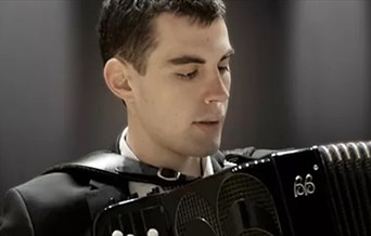 Ingo, with his accordian.