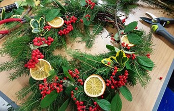 Wreath making