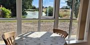 Pond View Kitchen and View out on to the Moat