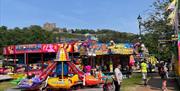 Brightly coloured children's funfair ride from Manning's and Thurston