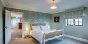 Kingsize bedroom inside Tuffon Hall Farmhouse