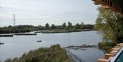 View across Seventy Acre Lake from the tower at the Wildlife Discovery Centre