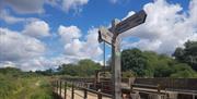 Signpost Flatford to Manningtree