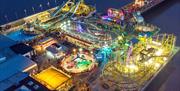 Clacton Pier Rides at Night