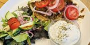 Pulled Pork Gyros pitta