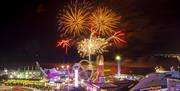 Fireworks over Adventure Island