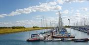 Burnham boats and quayside