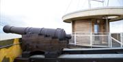 Cannon on top of Jaywick Martello Tower