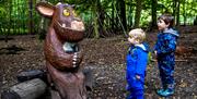 Two boys meet the Gruffalo's Child