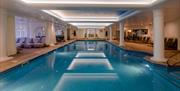 The pool at Peake Spa, at Stoke by Nayland Resort