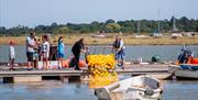 Brightlingsea Harbour duck race