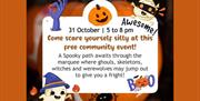 Poster for Halloween event