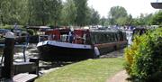 Historic canal boat Victoria