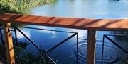 Dedham Vale Vineyards stunning lake.