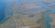 Aerial view of Wallasea Island