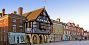 View of Saffron Walden Town Hall from market square