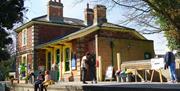 Rayne Station and Booking Hall Cafe.