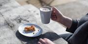 Coffee and cake from Town Park cafe