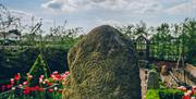 The Labyrinth | Front garden Gothic Revival rectory cottage and vegetable gardens