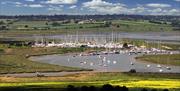 View of Titchmarsh Marina in Walton Backwaters from the Tower