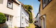 View up Stoney Lane