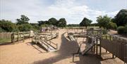 The Adventure Castle play area at Hylands Estate.