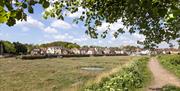 Wivenhoe Trail view of Rowhedge across the river