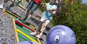 Crazy Golf at Waldegraves Holiday Park, Mersea Island, Essex
