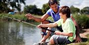 Family Fishing at Waldegraves Holiday Park, Mersea Island Essex